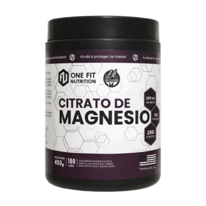 Citrato De Magnesio 450g One fit