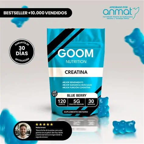 Gomitas Creatina 120 Unidades Goom Nutrition